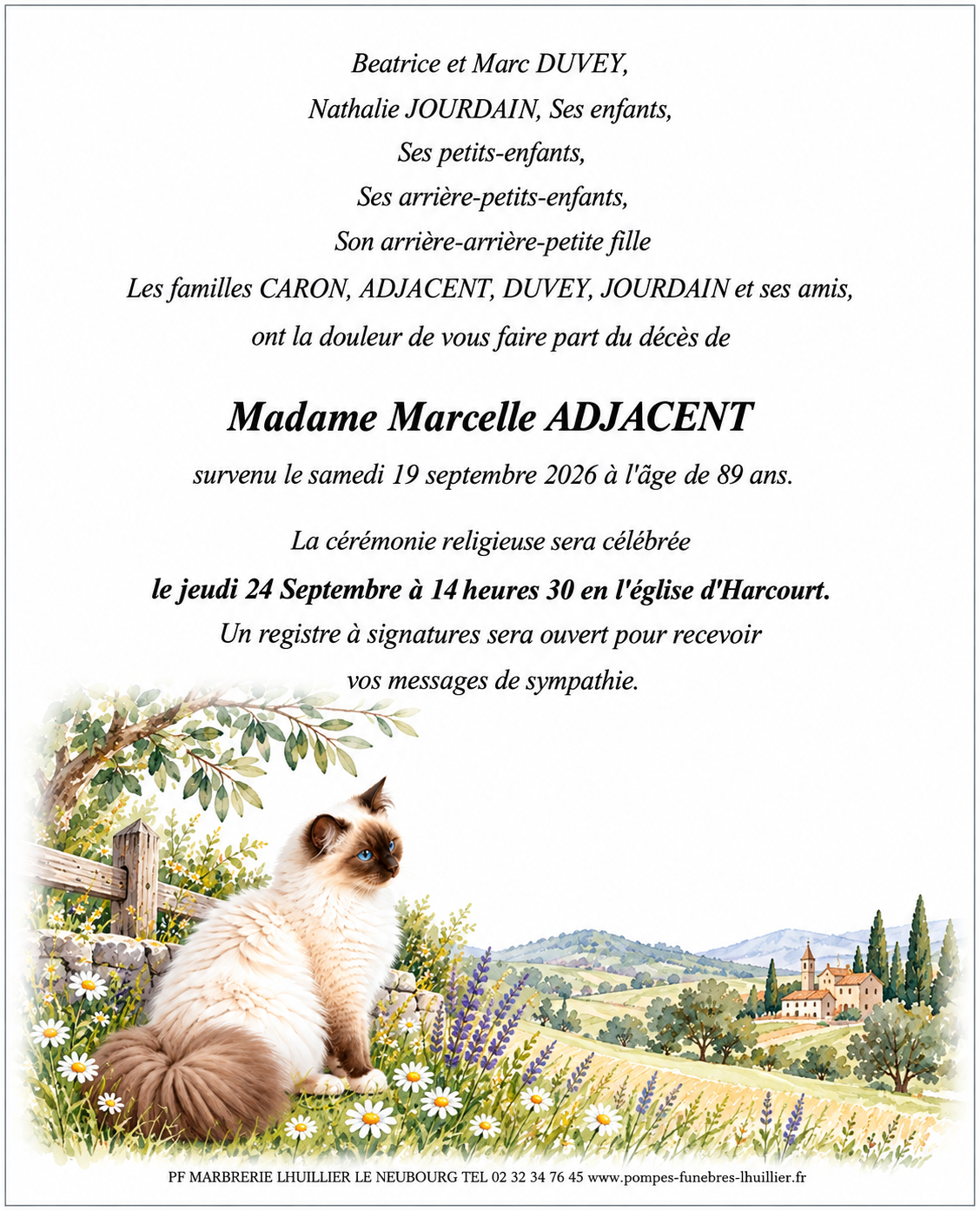 Avis de décès