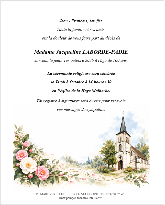 Avis de décès