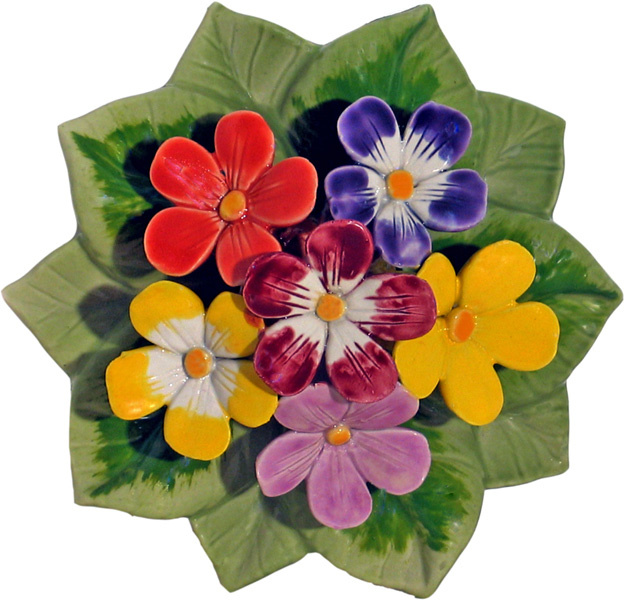 fleurs en ceramique